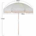 UV Sun Protect Double Layer Luxury Heavy Duty Cafure Print Огромный сад бали на открытом воздухе Большой пляж зонт